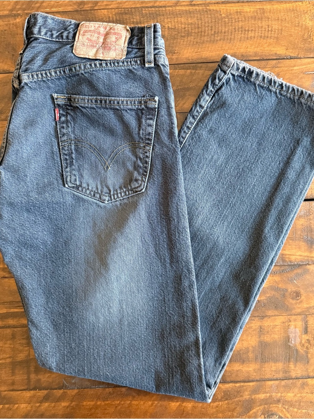 Y2K Levi’s 501 Straight Leg Button Fly Jeans, Men’s Size 32x32